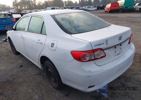 2013 Toyota Corolla L z USA, uszkodzony, nr VIN 5YFBU4EE6DP203592